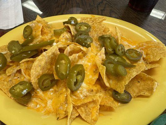 Nachos with no beans or meat