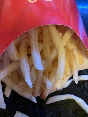 Cold pale fries!