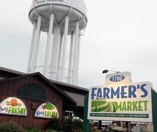 West Monroe Farmer's Market signage from WMFM website