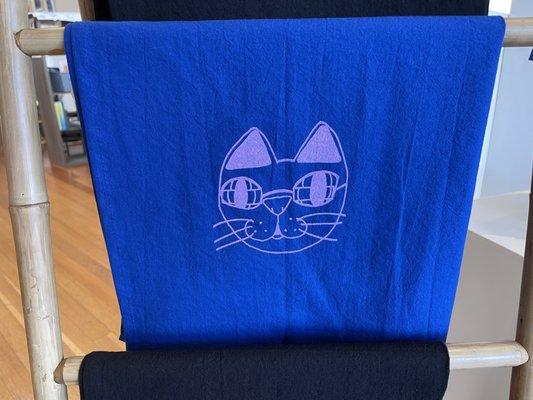 Silkscreen printed kitchen towel