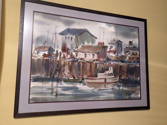 Water color by CA artist Harold Gretzner.