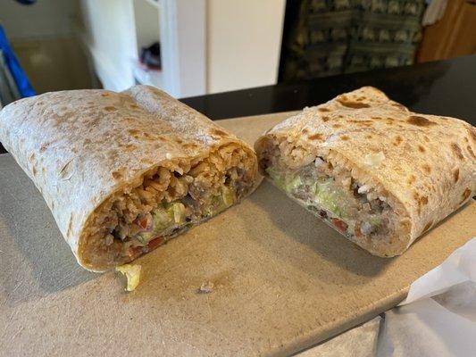 Asada burrito