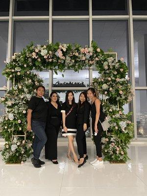 Our floral set up team