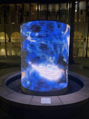 "Culver Current" installation by Nate Mohler at Culver City Hall.