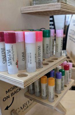 Specialty lip balms