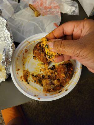 Egusi & fufu with fish