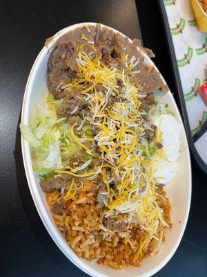 Taco Mexicali Bowl - Steak