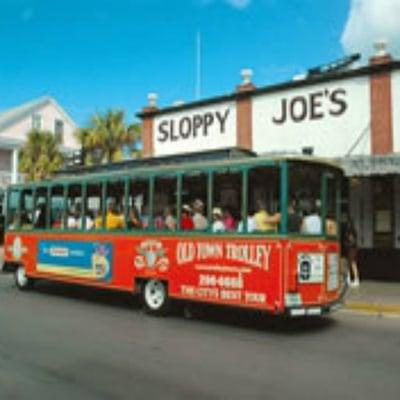 Old town trolley in Key West