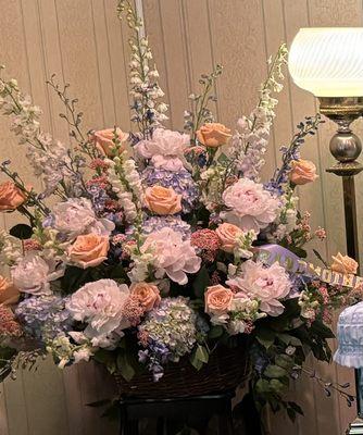 One of the beautiful arrangements provided by you.