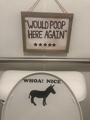 Hysterical bathroom.