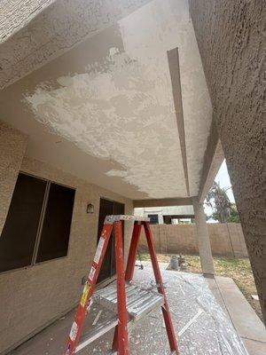 Drywall ceiling repair