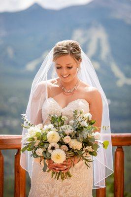 Summer bridal bouquet