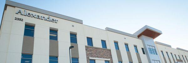 Alexander building at Castle Rock Adventist Hospital near the outlet mall- we are on the 2nd floor to the left once you leave the elevator.