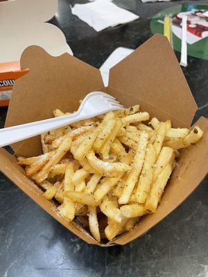 Parmesan and garlic fries