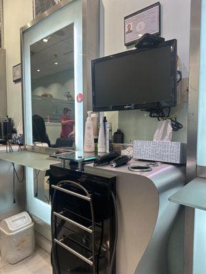 Inside salon