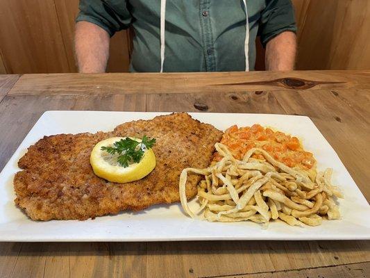 Schnitzel Vienna Style, absolutely delicious!