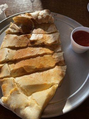 Homemade cheesy bread