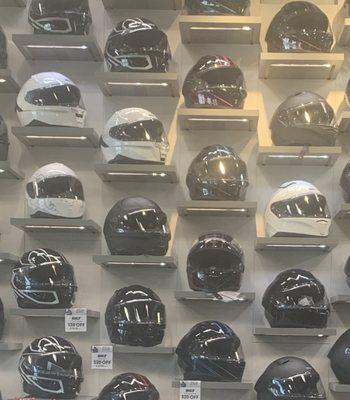 Assortment of helmets