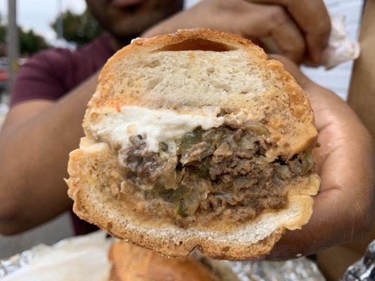 Burrata Cheesesteak