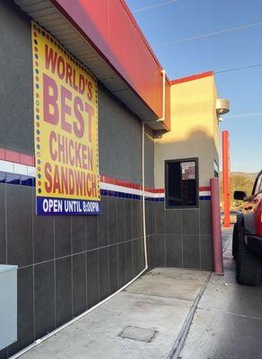 Drive thru only