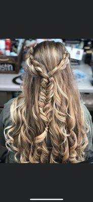 Balayage by MJ - styled by someone else for a wedding