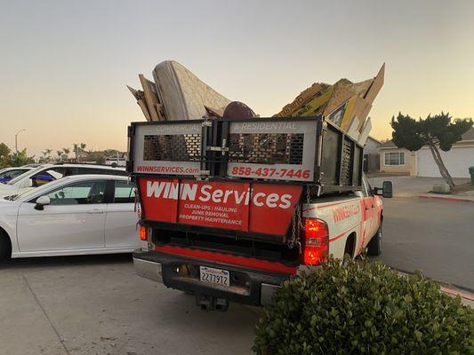 TRASH DEBRIS REMOVAL MIRA MESA SAN DIEGO CALIFORNIA 92126