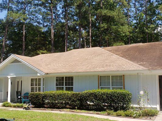 Roofing cleaning done by BC Roofing and Handyman Services.