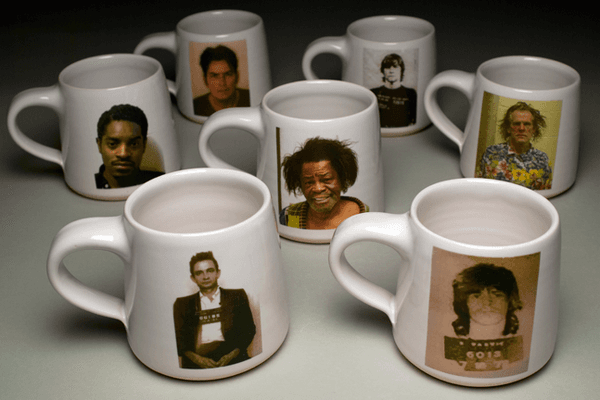 The Mug Shot Mug Handmade by Alex Adams.