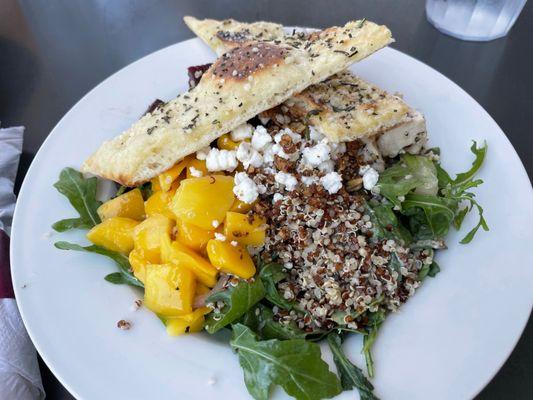 Summer chicken mango quinoa salad