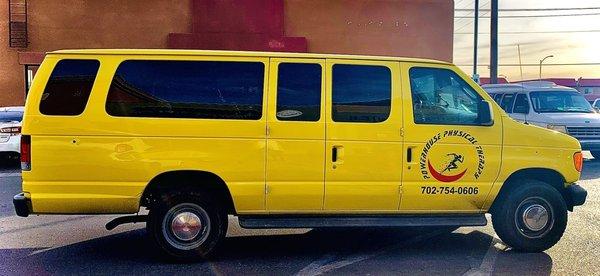 Powerhouse has one passenger van & one wheelchair lift van! Free patient transportation!