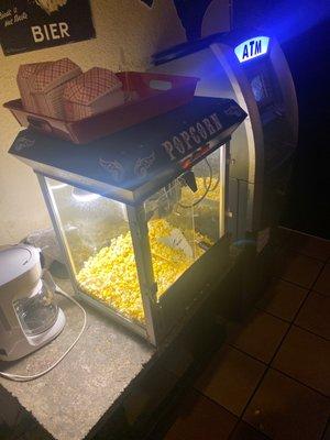 Free popcorn