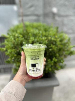 Strawberry matcha