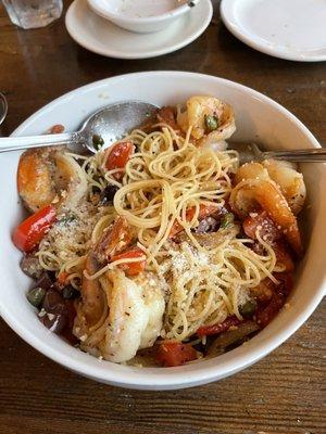 Shrimp capellini