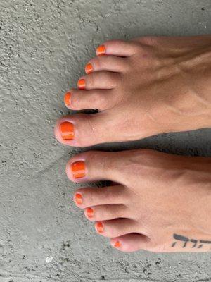 Regular pedicure by Kevin, color #174