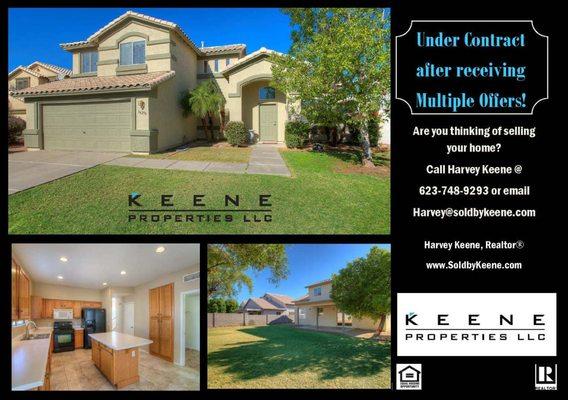 This home in Goodyear just went under contract with multiple offers!!