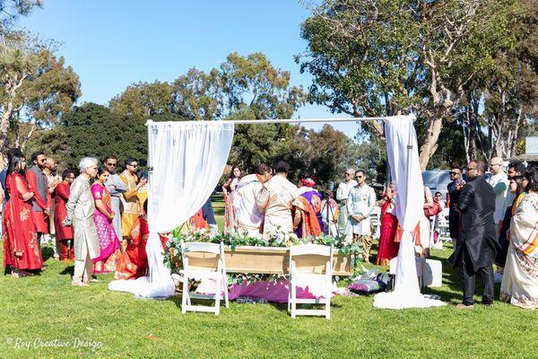 Indian traditional wedding at Marina village, San Diego, CA