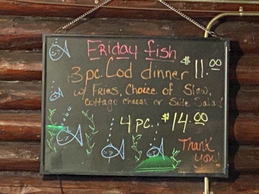 Fish Friday Special