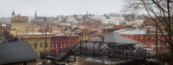 Photo from above the railway station