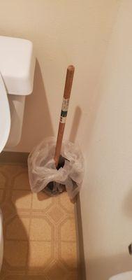 This was a delight to see upon arrival. Plunger.