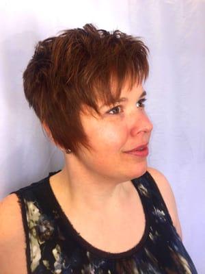 I am so in love with this cut/style by Melissa Barfield!