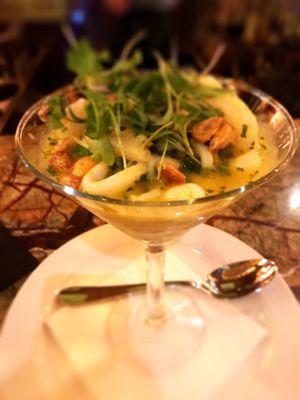 The Martini de Tigre ceviche - amazing