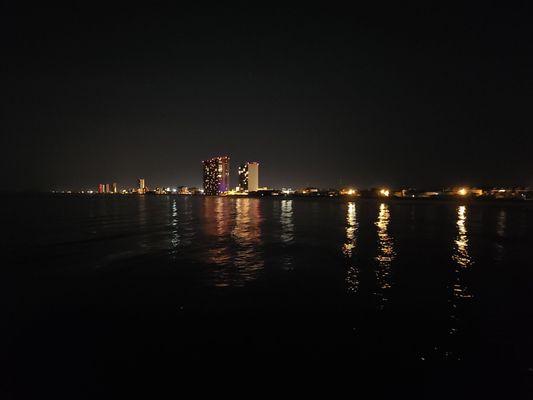 View from the pier of the resort, it is the tallest one...