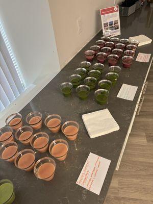 Smoothie delivery to the office today!