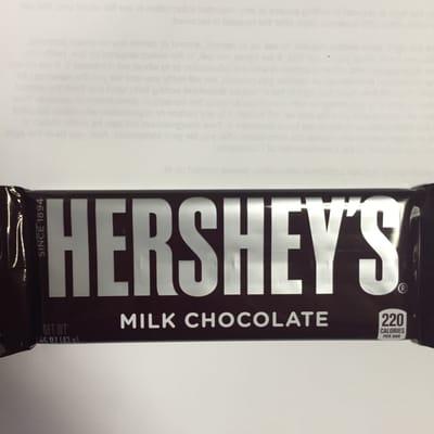 Stop by for your insurance quote and Hershey Bar...