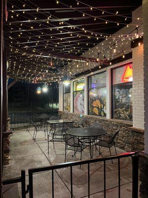 Left side patio. Beautiful area to relax