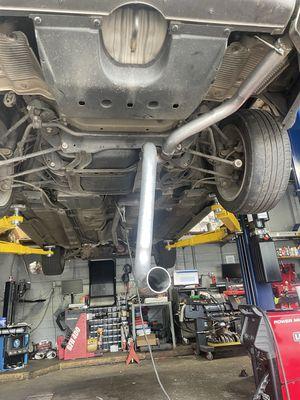 Dual exhaust system