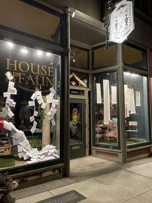 Exterior of House of the Faun in Port Townsend, Washington State.