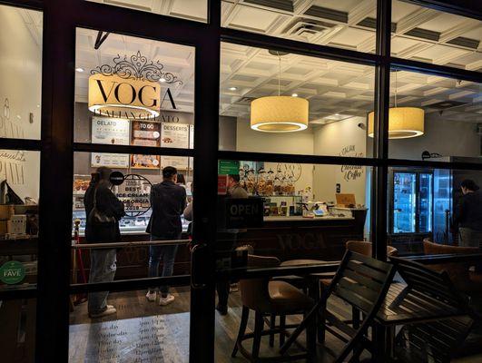 Outside. Storefront. Entrance. The best gelato in Atlanta.