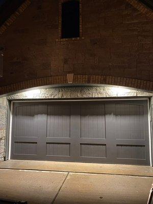 A new and beautiful garage door does not have to cost and arm and a leg.  Another happy customer.