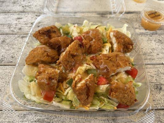 Salad with chicken